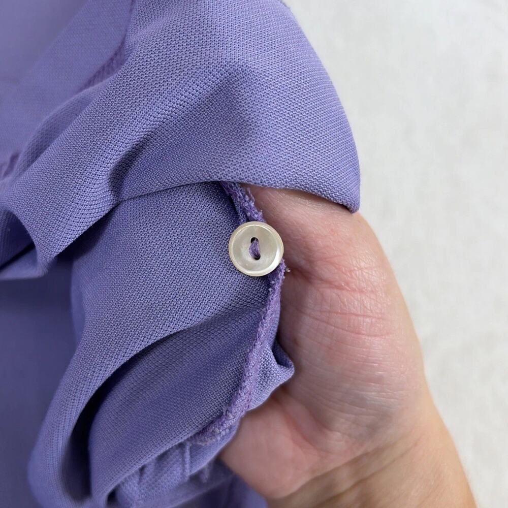 Peter Millar Summer Comfort Golf Polo Shirt Mens XL Light Purple Bnfts Charity - Picture 6 of 8